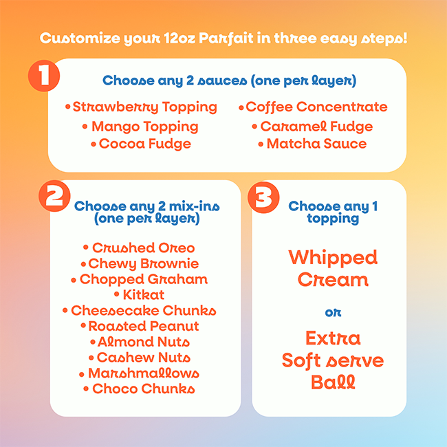 Now you can Parfait Your Way with customizable Parfaits from DQ! DQ Parfait Post Instructions